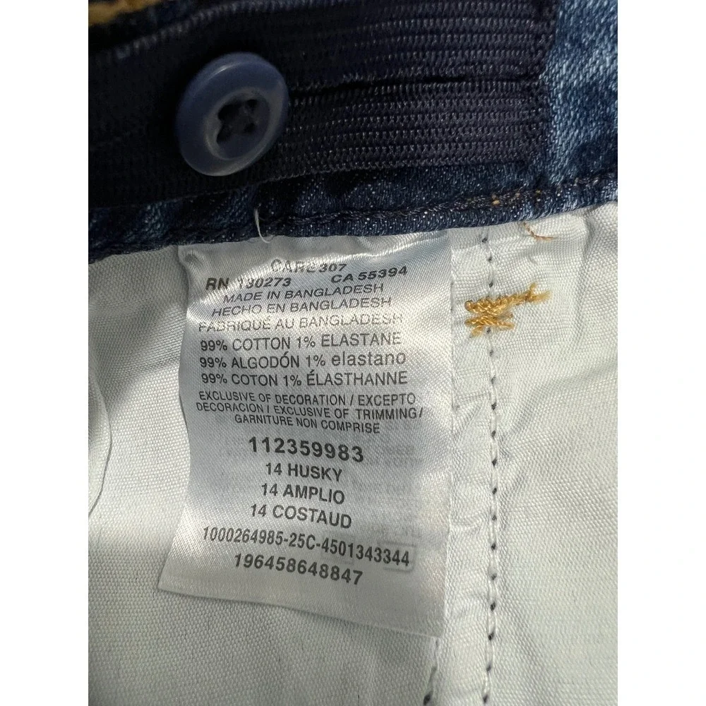 Wrangler Classic Five Star Jeans Boys 14 Husky Blue Denim‎ Medium Wash New A28